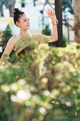 Cultural dance in nature thailand's artistic expression