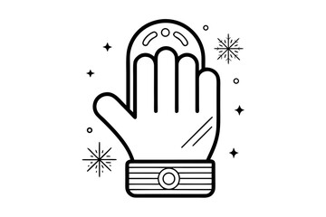 fashion winter gloves finger separated