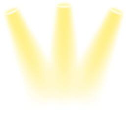 Yellow spotlight