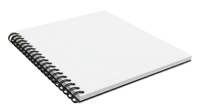 Blank Spiral Bound Notebook.
