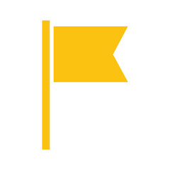 Yellow Flag Icon