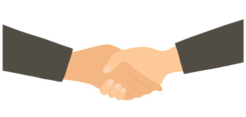 Shake hands vector illustration
