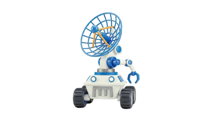 Toy Robot with Satellite Dish