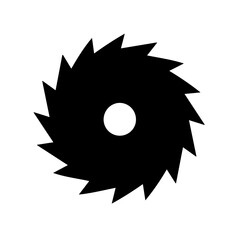 Geometric Saw Blade Icon