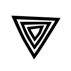 Geometric Vortex Icon