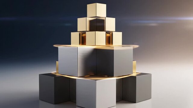 Modern metallic geometric structures