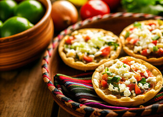 Traditional Mexican Tostadas for Culinary Branding and Creative Food Marketing