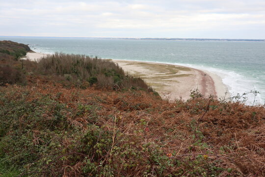 Plage des Grands Sables, &icirc;le de Groix, oc&eacute;an Atlantique (Bretagne, Morbihan, France)