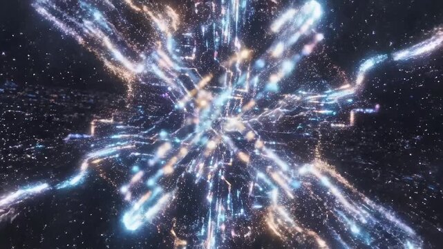 Cosmic energy formation in space