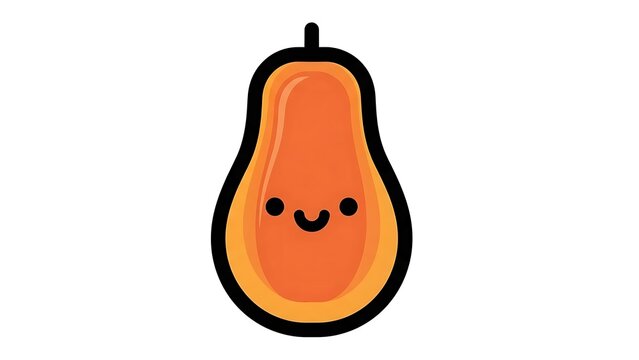Cute Cartoon Pear Character Illustration. - Powered by Adobe