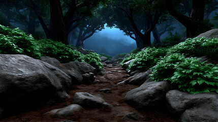 waterfall in the forest