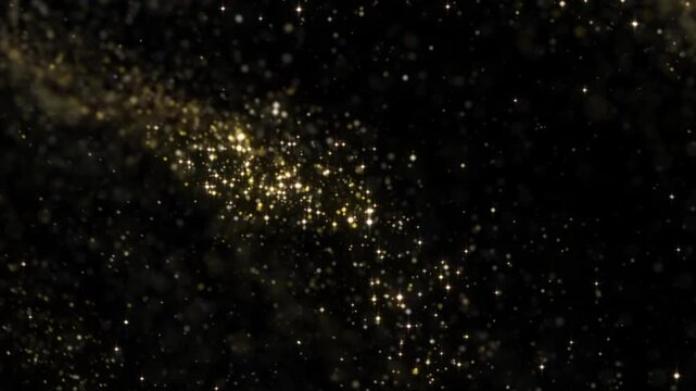 Futuristic Digital Particle Sparks Explosion Flow Glitter Magic Glow Title Or Logo Reveal Background Animation