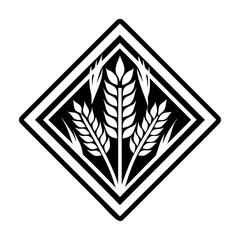 Glyph Style Wheat Icons 
