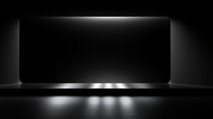 Minimal black background with seamless solid dark surface, clean and elegant composition, uniform lighting, abstract minimalist concept, ideal for advertising, presentations and ov