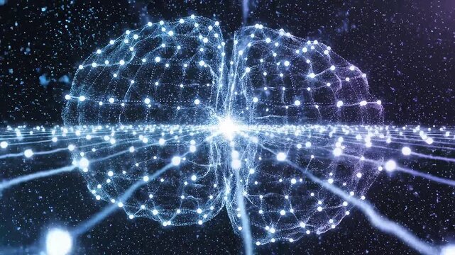 Abstract digital cube structure