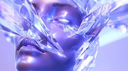 Crystal Energy Theme Beauty Mask