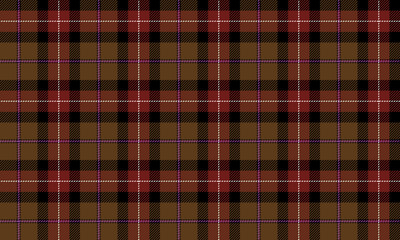Seamless plaid fabric in brown, red, black, white, and purple is ideal for designing fashion clothing, skirts, and trousers, adding a classic charm to any design.