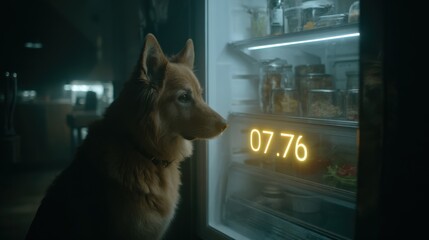 Medium shot capturing alert notifications on a smart fridge interface signaling important updates and maintenance reminders