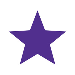 Obraz premium Purple Star Vector Illustration