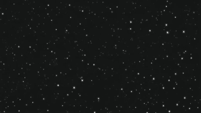 Sparse soft star point overlay with ultra-slow drift and mild brightness fluctuation