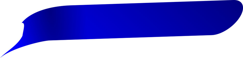 Modern Blue Speech Bubble Graphic