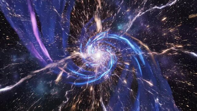 Cosmic energy flow in space