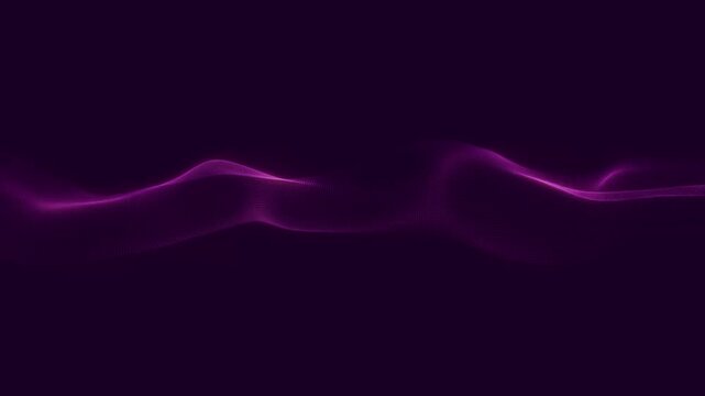 Abstract particle animation
