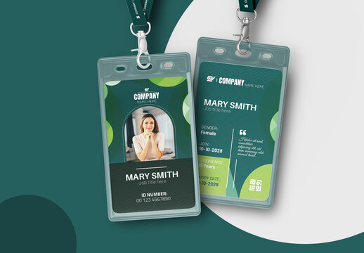 ID Card Template Design