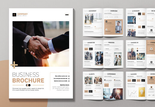 Minimal Business Brochure Layout