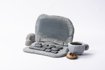 Stone Breakfast with Laptop Set