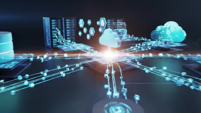Cloud computing server room