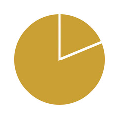 Pie Chart Vector Illustration