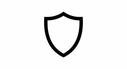 Simple shield icon