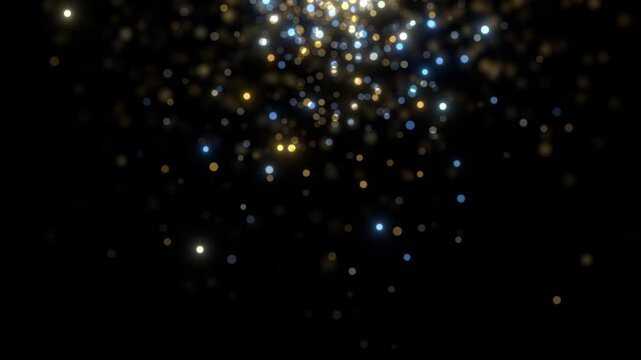 glowing blue particle light decoration sparkles alpha animation