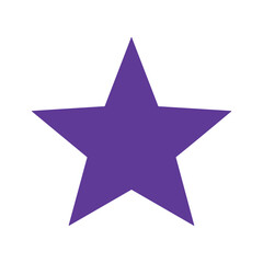 Fototapeta premium Purple Star Icon