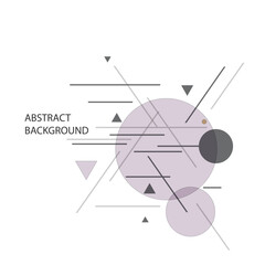 Abstract geometric vector design featuring black triangles and intersecting lines