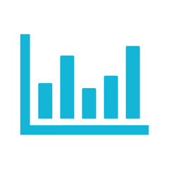 Bar Graph Icon Vector Image