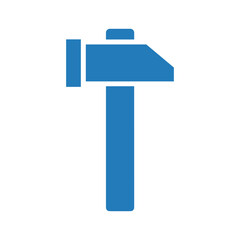 Blue Hammer Icon