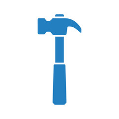 Blue Hammer Vector Illustration