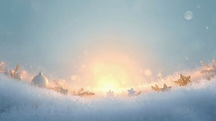 Bright sunlight breaks through the clouds during a colorful sunrise over the blue mountain landscape as the evening light reflects off the nature horizon in a bright summer cloudscape