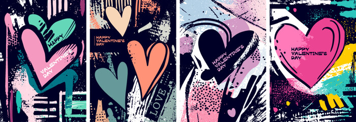 Vivid city romance, Expressive collage showcasing vibrant city romance and passionate art, Striking and lively art composition blending modern city life with romantic themes