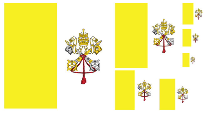 Vatican City Flag PNG HD &ndash; Multiple Sizes, Transparent Background