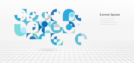 幾何学 抽象 サークル 建築 グリッド パターン 背景