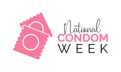 National Condom Week promotes awareness about safe practices, responsible choices, and sexual health education. Design for banner, cards, prints, social media, poster, flyer and background design.