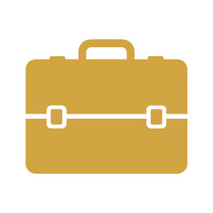 Yellow Briefcase Icon