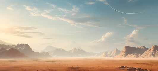 realistic photo of a glossy desert ,generative AI