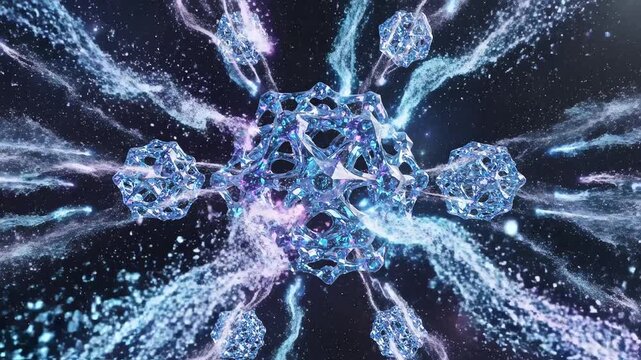 Cosmic Crystal Structures in Space