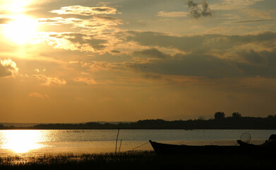 A view from Lake Manyas in Balikesir, Turkey.