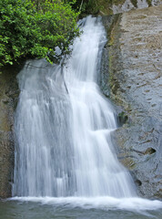 A view from Ormanli Village Waterfall in Erdek Town, Balikesir, Turkey.