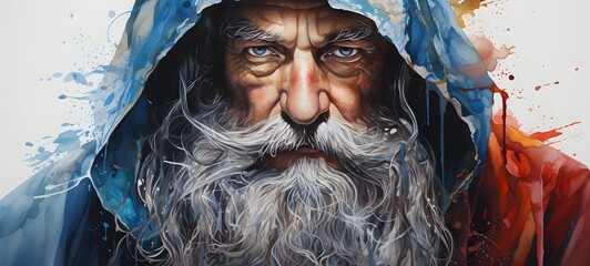 realistic photo of a glossy wizard ,generative AI